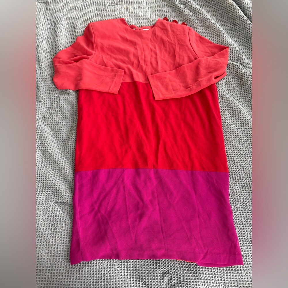 {CHAUS} Color Block Vintage Dress